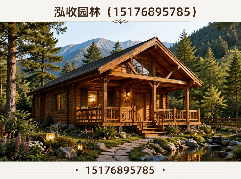 临汾防腐木凉亭展示图
